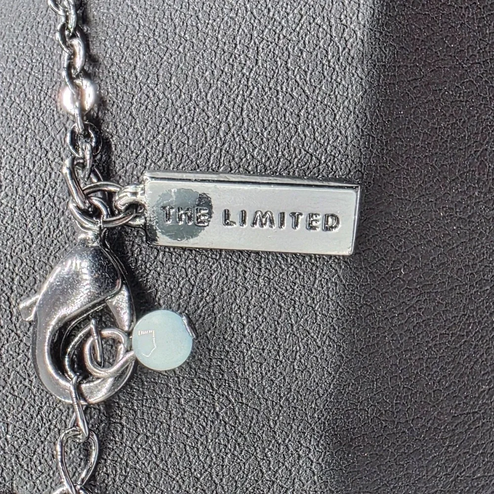 The Limited Womens Silver Tone Chain With Purple Stone Beads Pendant Fashion 19